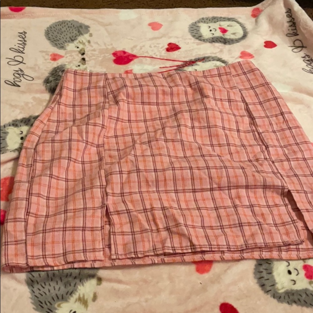 Pink and white Skirt